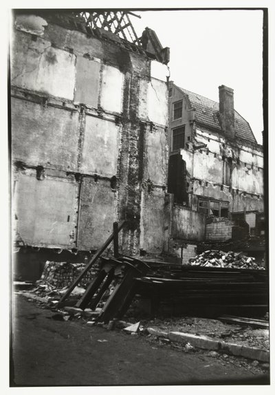 Nedrivning i en gade i Amsterdam af George Hendrik Breitner