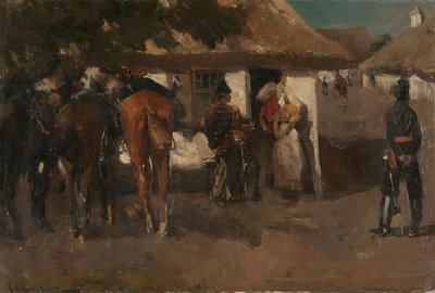 Billettering af tropperne af George Hendrik Breitner