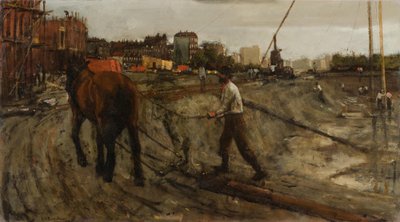 Byggeplads af George Hendrik Breitner