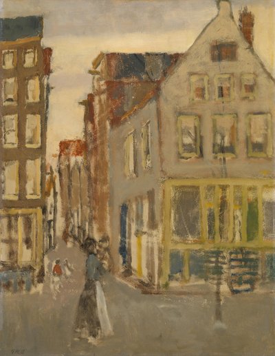 Lauriergracht ved Tweede Laurierdwarsstraat af George Hendrik Breitner