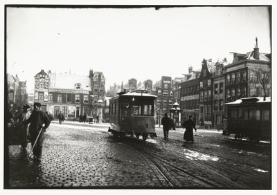 Udsigt over Leidseplein i Amsterdam af George Hendrik Breitner