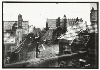 Udsigt over tagene i Amsterdam af George Hendrik Breitner