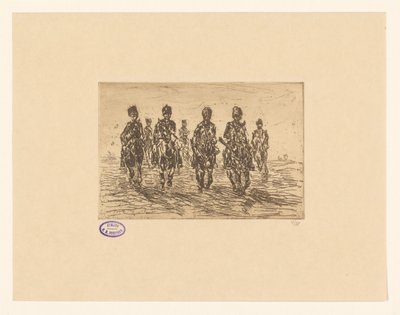 Husarer i galop af George Hendrik Breitner