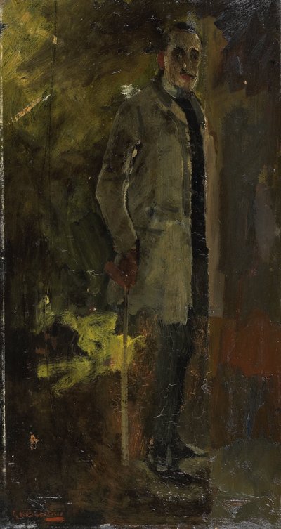 Portræt af Floris Verster af George Hendrik Breitner