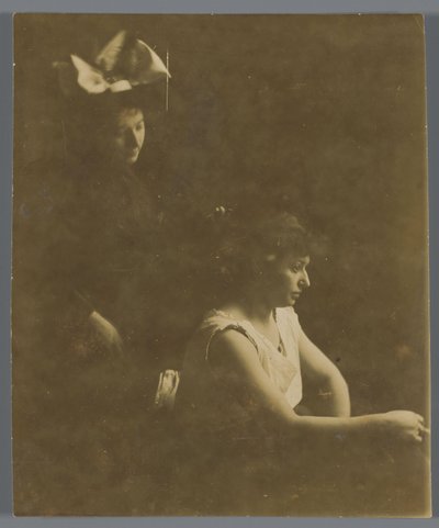 Portret van Marie en Lise Jordan af George Hendrik Breitner