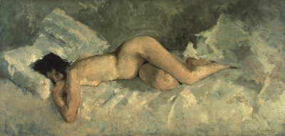 Liggende nøgenmodel af George Hendrik Breitner