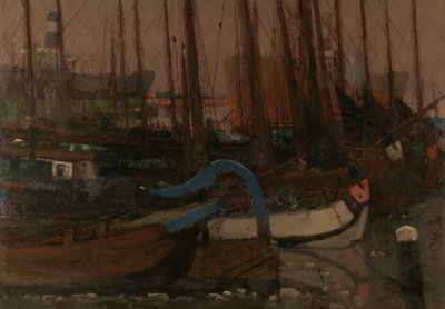 Skibe i Isen af George Hendrik Breitner