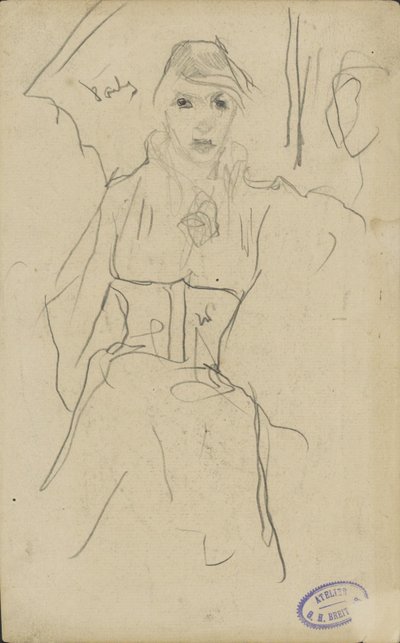 stående kvinde af George Hendrik Breitner