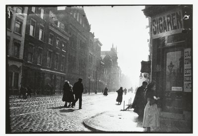 Gadeudsigt i Rotterdam af George Hendrik Breitner