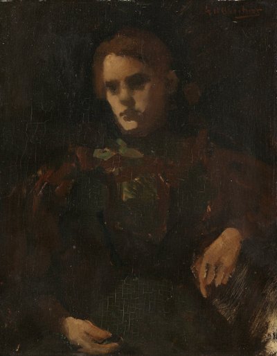 Studer efter modellen (Geesje Kwak?) af George Hendrik Breitner