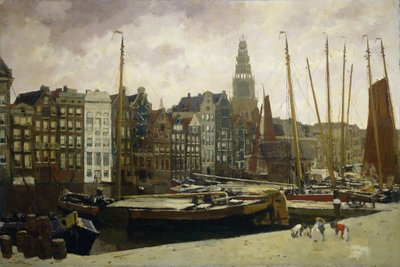 Damrak, Amsterdam af George Hendrik Breitner