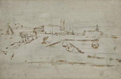 Kanten af en by af George Hendrik Breitner