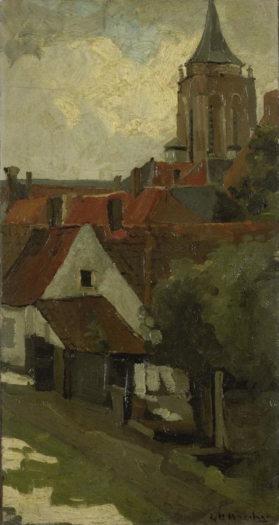 Gorkum-tårnet af George Hendrik Breitner