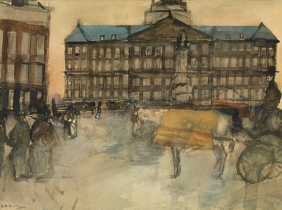 Rådhuset i Amsterdam af George Hendrik Breitner