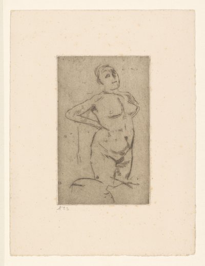 kvindelig nøgen af George Hendrik Breitner