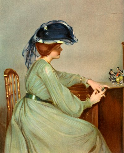Det blå slør, 1904. af George Henry