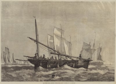 Makrel-både er på vej af George Henry Andrews