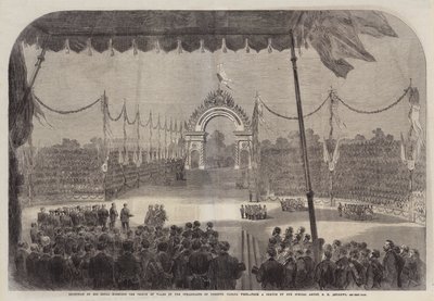 Modtagelse af Hans Kongelige Højhed Prinsen af Wales af indbyggerne i Toronto, Canada West af George Henry Andrews