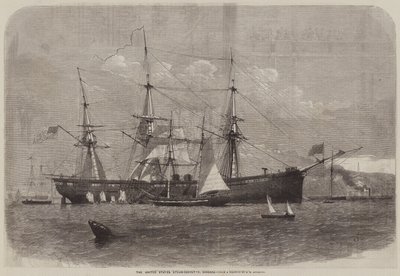 USA Steam-Corvette, Niagara af George Henry Andrews