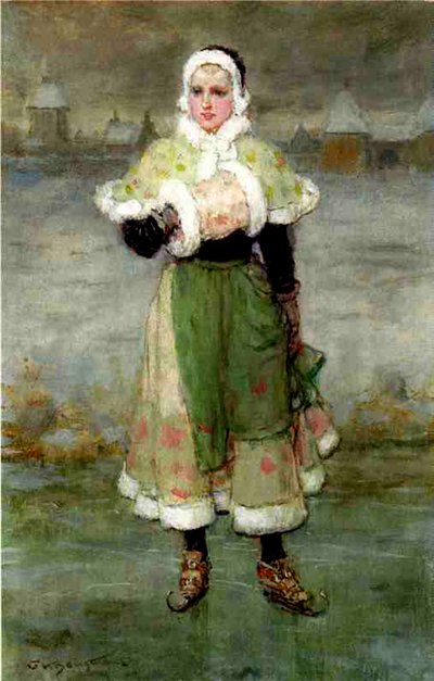 En hollandsk skater af George Henry Boughton