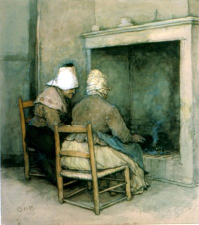 Gamle kumpaner af George Henry Boughton