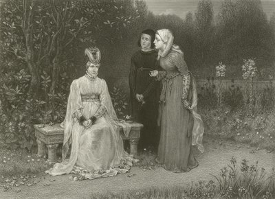 Dronning Isabella og hendes damer af George Henry Boughton