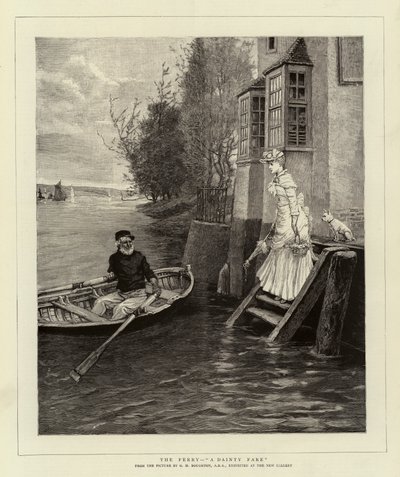 Færgen, en lækker ret af George Henry Boughton
