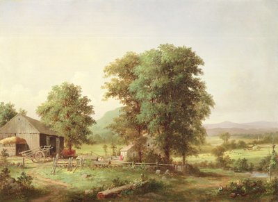 Sommerlandskab, 1862 af George Henry Durrie