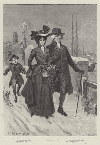 En julehilsen af George Henry Edwards