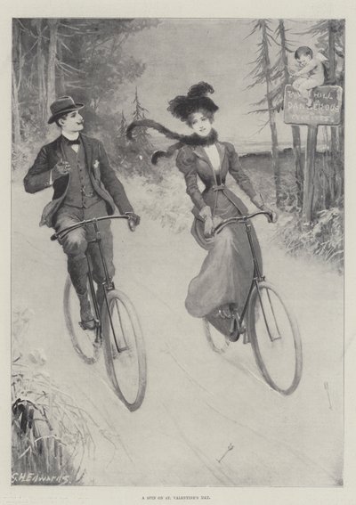 En tur på Valentinsdag af George Henry Edwards