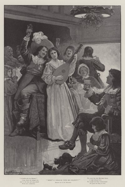 Her er en sundhed til Hans Majestæt! af George Henry Edwards