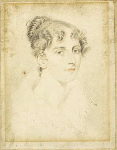 Portræt af Ann Denman Flaxman af George Henry Harlow