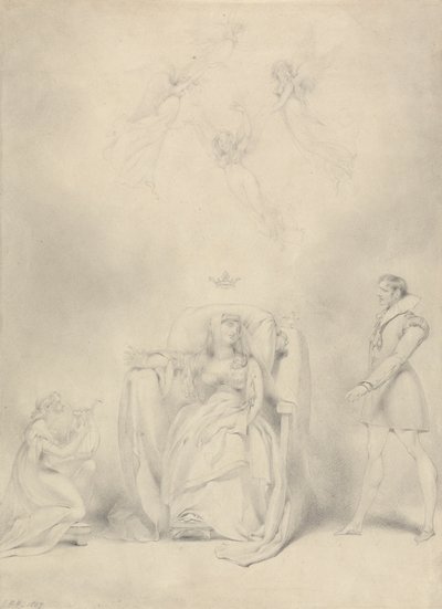 Dronning Katherines drøm af George Henry Harlow