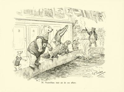 Hr. Nourseblanc var sikker på sin sag (litografi) af George Henry Thompson