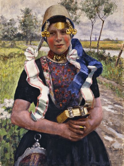 Dutch Finery, A Marken Girl, af George Hitchcock