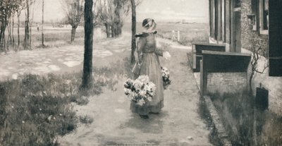 Blomsterpige i Holland, 1887, 1912 af George Hitchcock