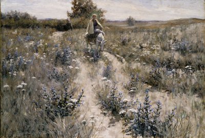 Flugten til Egypten, 1892. af George Hitchcock