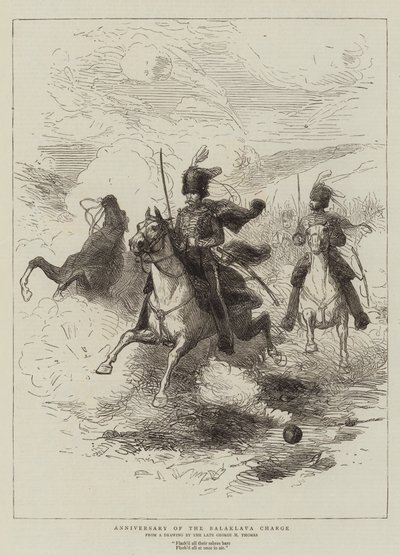 Årsdagen for angrebet i Balaklava af George Housman Thomas