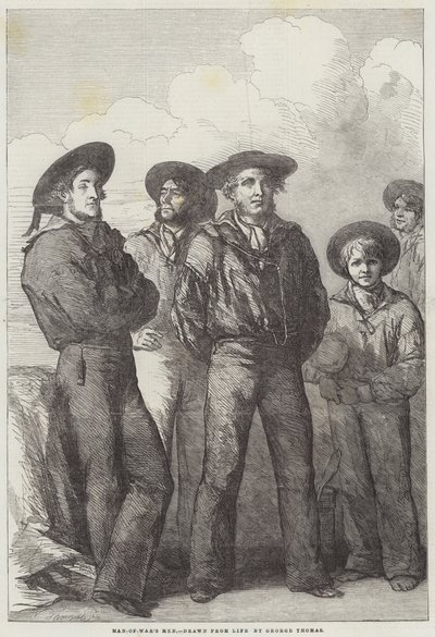 Man-of-Wars mænd af George Housman Thomas