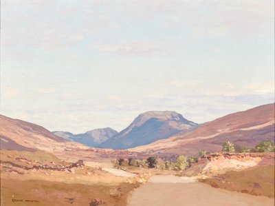 Glen Strae (olie på lærred) af George Houston