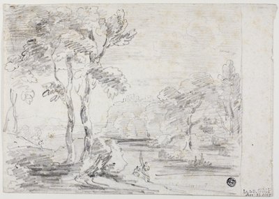 Arkadisk landskab, 1805 af George Howland Beaumont
