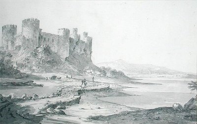 Conwy Castle af George Howland Beaumont