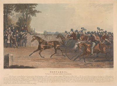 "Nonpareil" / The Property of Mr. John Dixon of Knightsbridge / This Wonderful Creature, Udførte den hidtil usete kamp, at trave 100 Miles i seletøj på Sunbury Common, onsdag den 27. april, 1836. ... af George Hunt