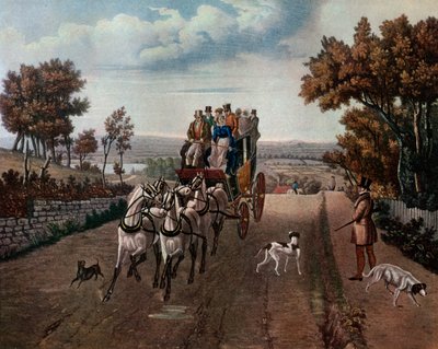 Scene-træner, 1827 1927. af George Hunt