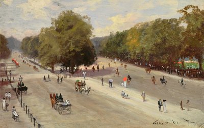 Rotten Row, Hyde Park Corner af George Hyde Pownall
