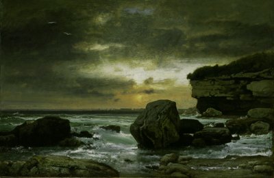 En marinesoldat, ca. 187475. af George Inness