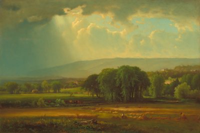 Høstscene i Delaware Valley, 1867. af George Inness