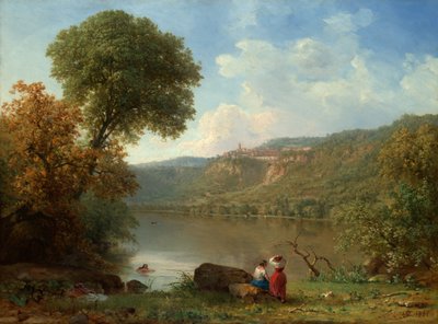 Nemi-søen af George Inness