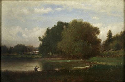 Landskab af George Inness