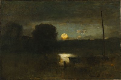 Måneopgang af George Inness